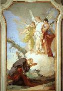 Giovanni Battista Tiepolo The Three Angels Appearing to Abraham oil painting